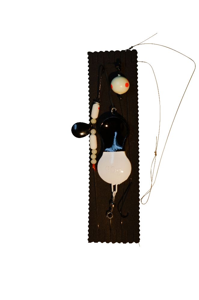 Dieter Eisele Flounder Doubletten-Lifter Serie B 30g - black-white