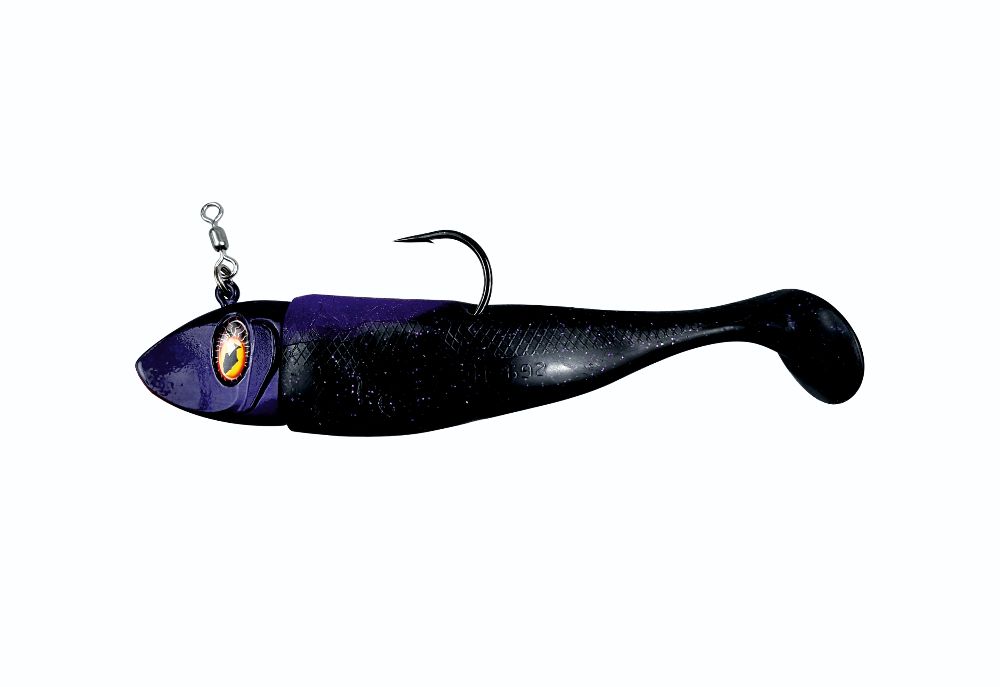 Eisele Sea-Fishing Tiefgaenger Mega-Shad 380g - purple/black