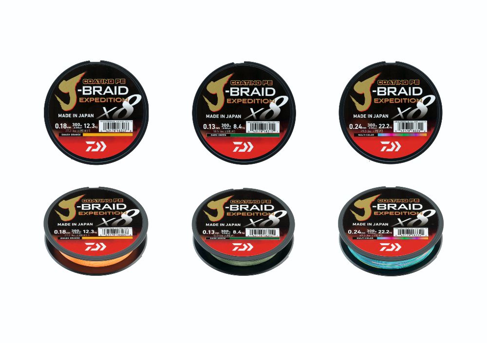 Daiwa J-Braid Expedition X8 - 8-braided fishing line