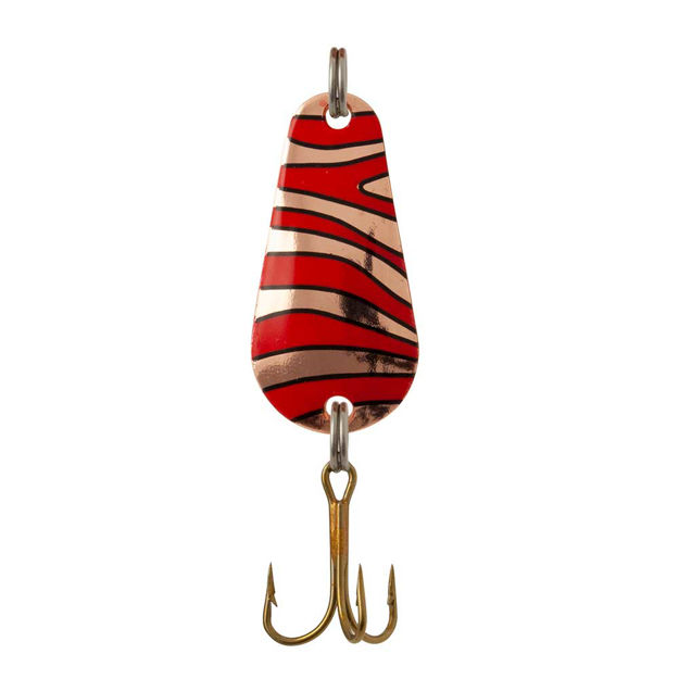 Sølvkroken Special Classic Zebra Spoon 7g - C/R - Copper/Red
