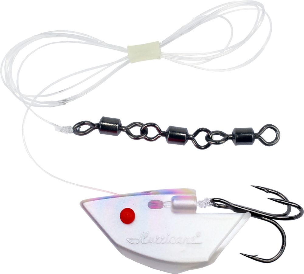WIGGLER Hurricane Bait Head L Rigged - Clear Lollipop