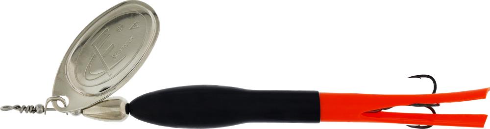 Westin FC Downstream Spinner 20g - Black/Orange/Silver Blade