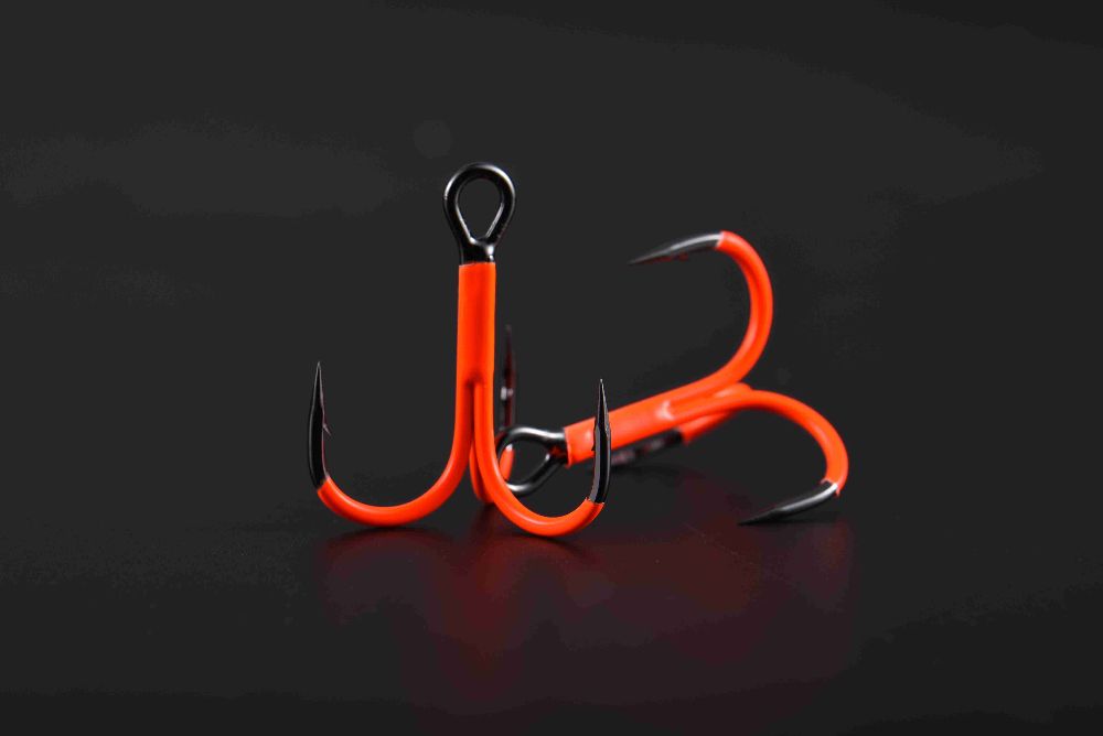 BKK SPEAR-21 UVO Treble Hooks Orange - Size 12