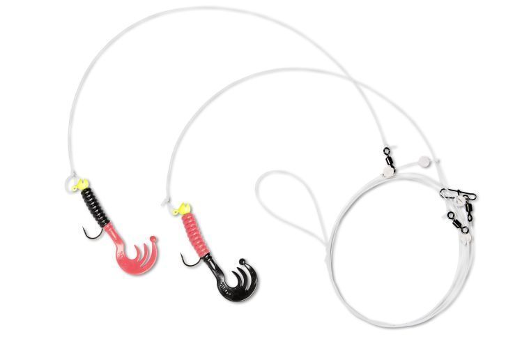 Zebco Trophy Cod Rig - Dorschvorfach rot-schwarz/schwarz-rot 50/50 - Teilung