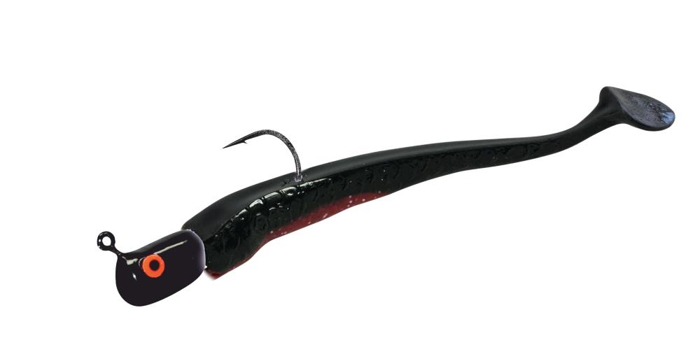 Hogy Paddle Shaker Tail 23cm mit VMC Jig Head halloween-90g