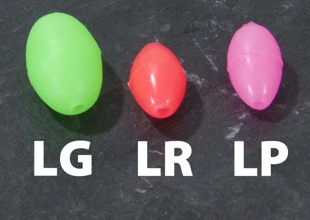 Aquantic Oval Glow Beads 10mm - LP - Pink