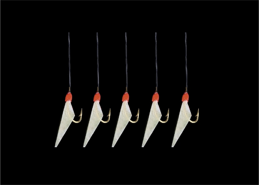 DEGA herring rig with fish skin size 12