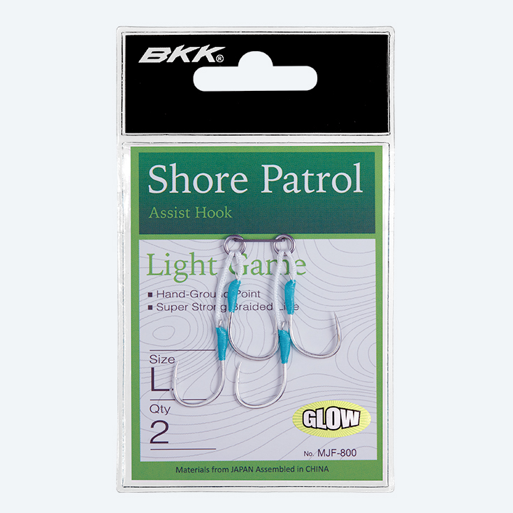 BKK Shore Patrol - Light Game Jigging Assist Hooks - Size L