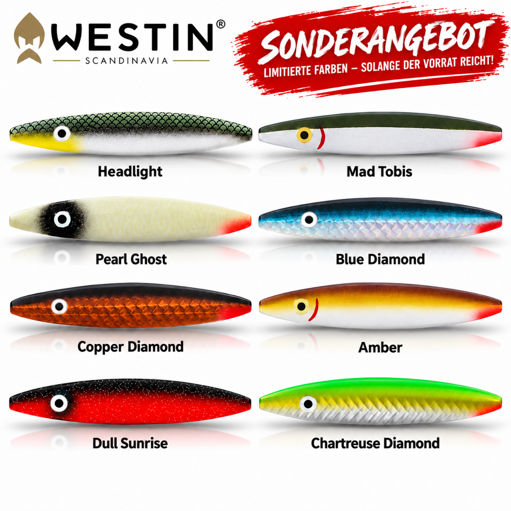 Westin D360° V2 Seatrout Spoon 12g - Dull Sunrise