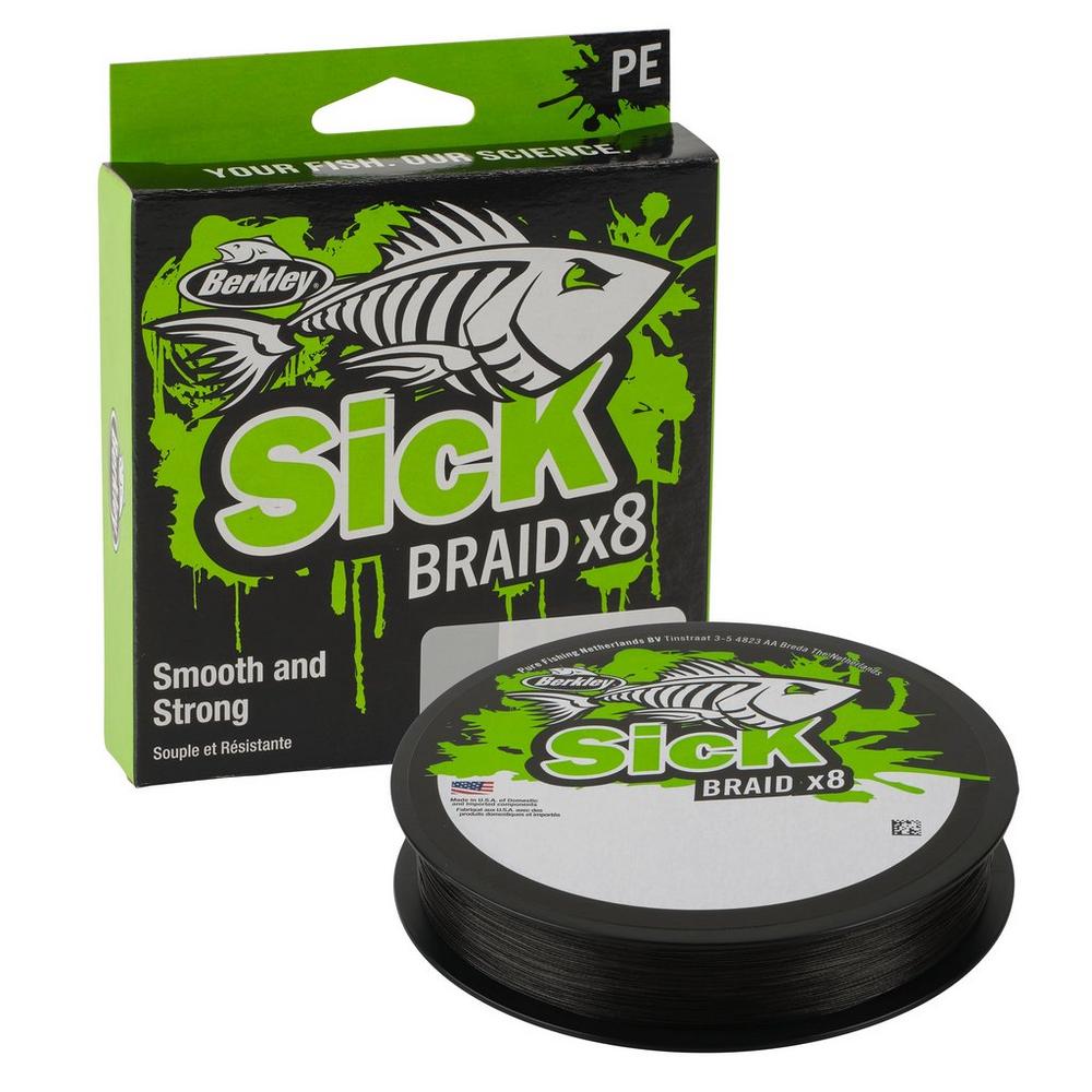 Berkley Sick Braid X8 Black 150m - 0,08mm - 6,0kg