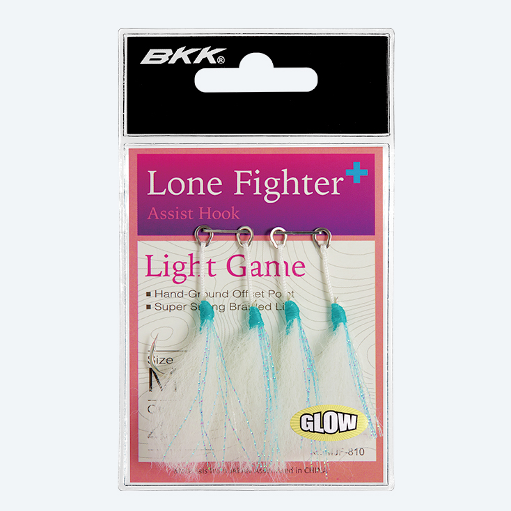 BKK Lone Fighter+ - Single Jigging Assist Hooks
