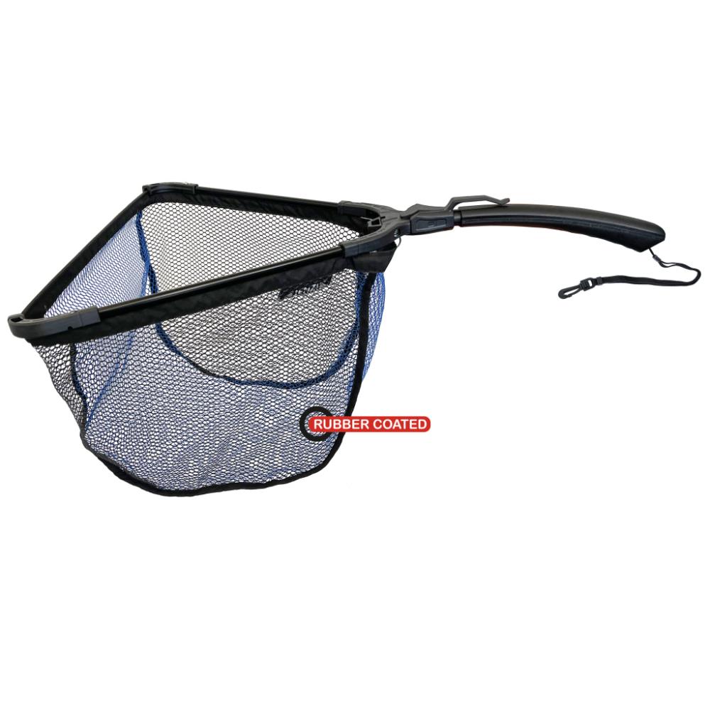 Jenzi foldable rubberised landing net