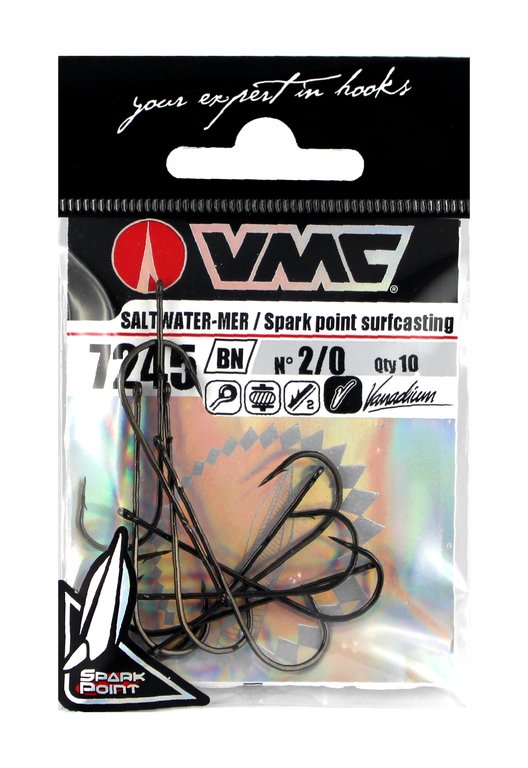 VMC 7245BN Spark Point Surfcasting Einzelhaken