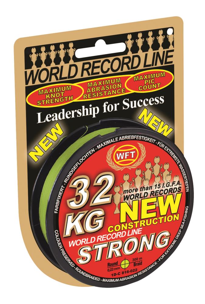 WFT NEW KG Strong Chartreuse - 0,08mm - 10kg - 150m