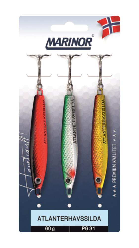 MARINOR ATLANTERHAVSSILDA 3-piece Pirk-Set red/green/orange