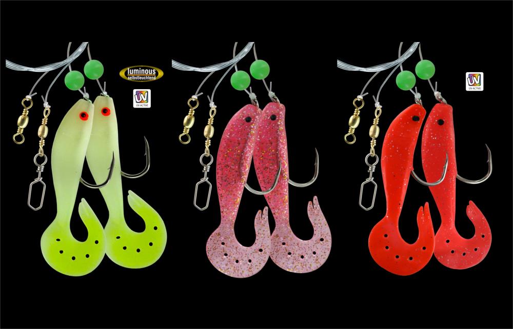 DEGA Pilk-Cod Rig with Rubber Fish