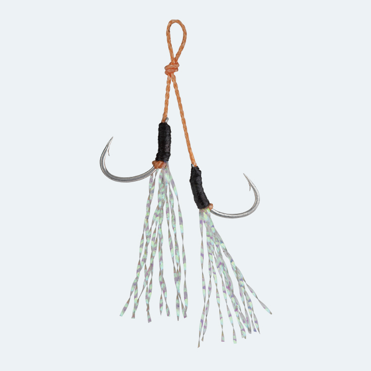 BKK Flash-Crash+ - Ultra Light Jigging Assist Hooks - Gr. SS