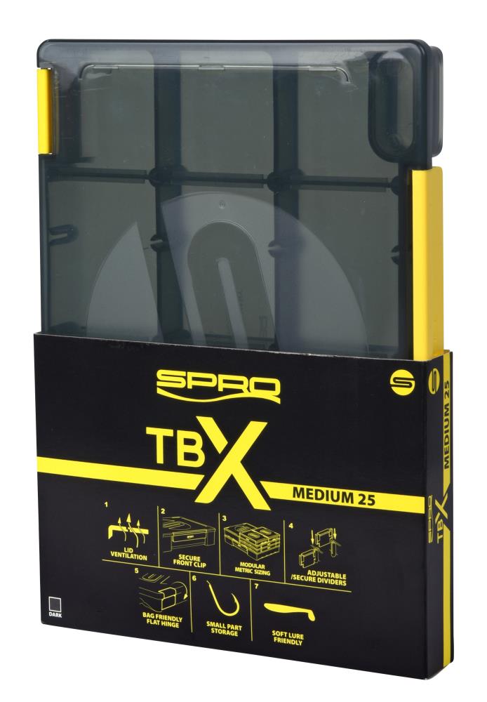 SPRO TBX 25M - Dark - Tackle Box 25,5x17,5x2,5cm