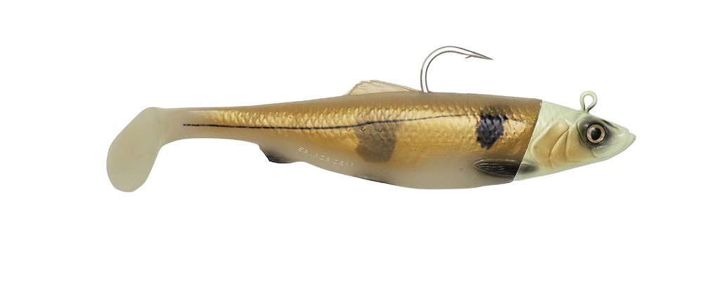 SAVAGE GEAR 4D Herring Big Shad - Gummifisch-Glow Haddock22cm - 200g