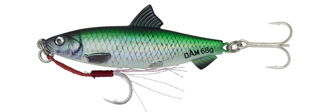 DAM SALT-X Casting Jigs-Green Herring UV30g
