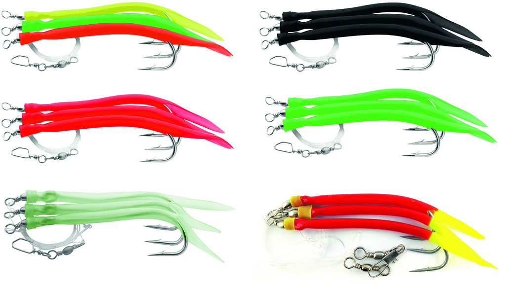 AQUANTIC Gummi Makk Vorfach-10/0Fluo