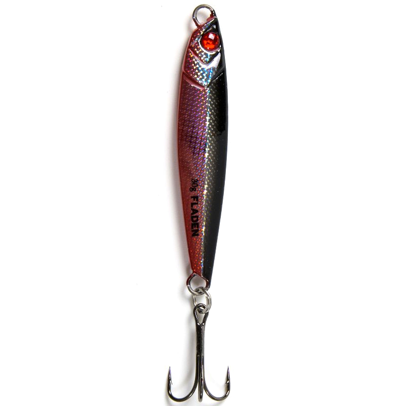 FLADEN Shiner Speed Jig 30g - Black-Silver-Red