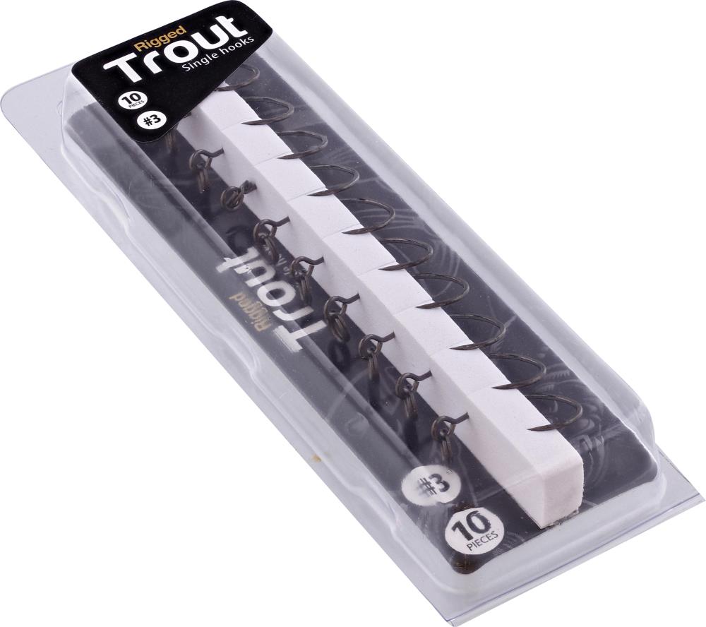 Westin Rigged Trout - Single Hooks  - Size 3 - Black