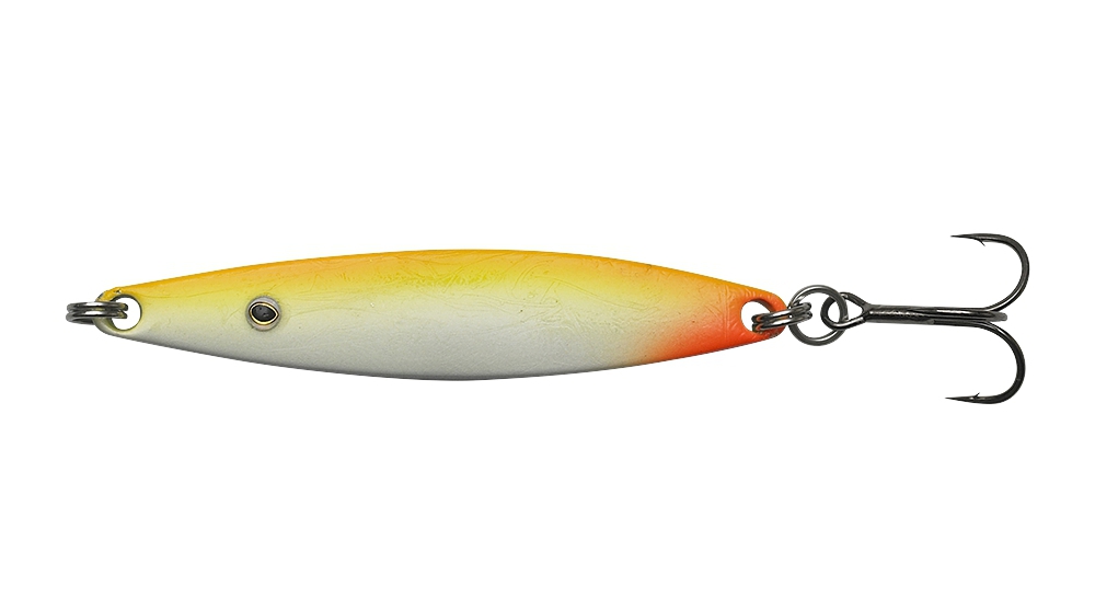HANSEN FIGHT SD Seatrout Spoon 15g - UV Yellow/Pearl White