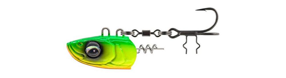Savage Gear Monster Vertical Heads 150g - 2/0 - Chartreuse