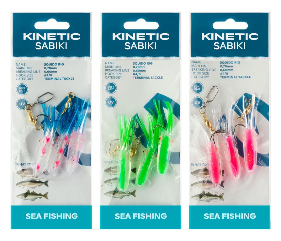 Kinetic Sabiki Squido Rig