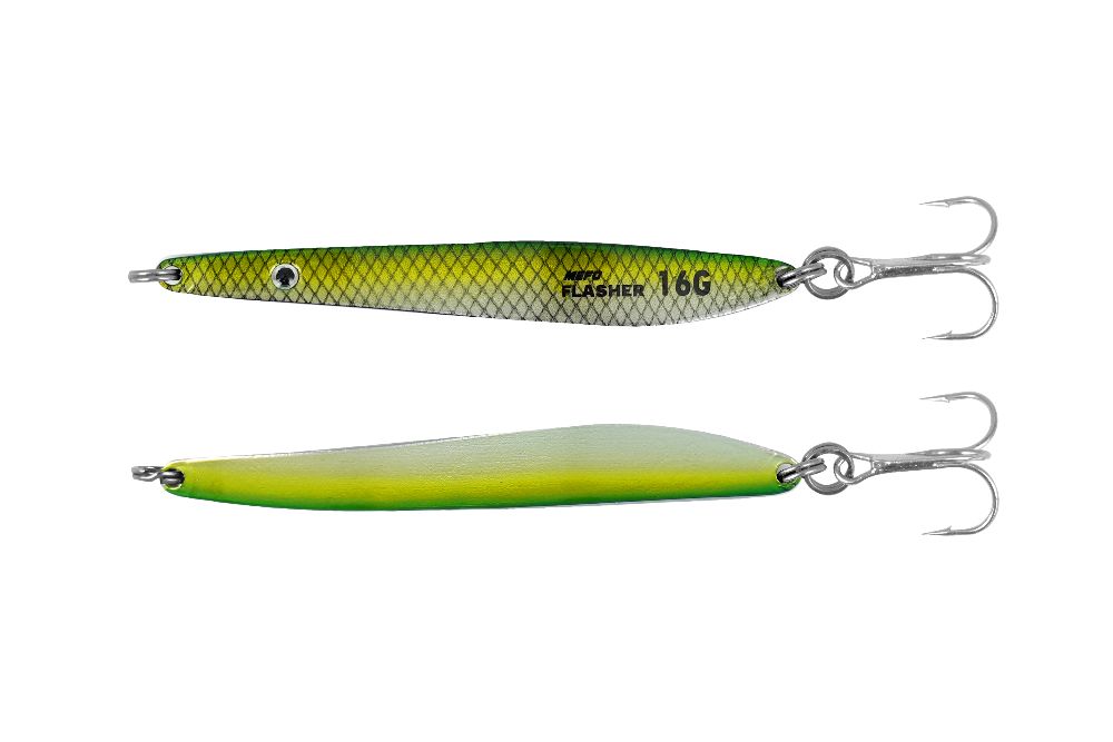 SPRO MEFO Flasher - sea trout spoon 16g - Green