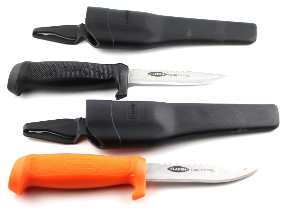 FLADEN Bait and Fishing Knife Black