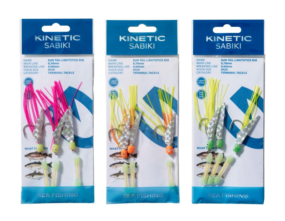 Kinetic Sabiki Sun Tail Lightstick Rig