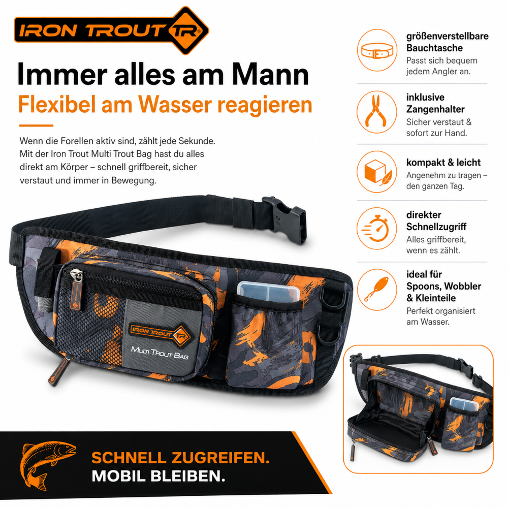 Iron Trout Multi Trout Bag - Bauchtasche