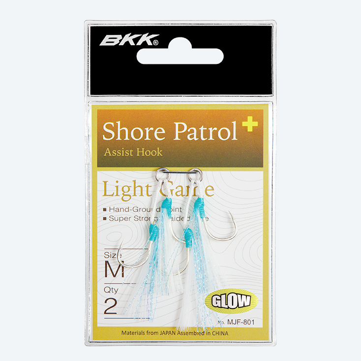 BKK Shore Patrol+ - Light Game Jigging Assist Hooks - Size L