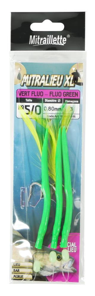 RAGOT MITRALIEU XL - Rubber-Makk-System 5/0 - Fluo Green