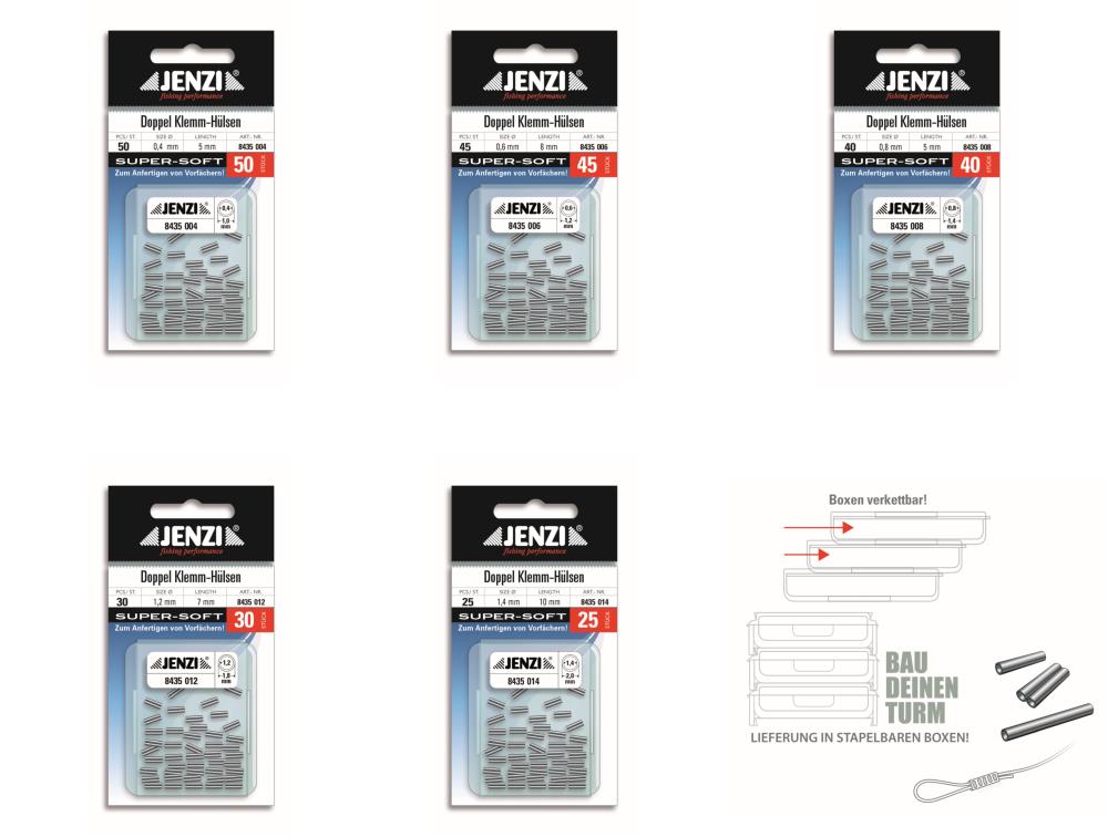 Jenzi Double Crimp Sleeves