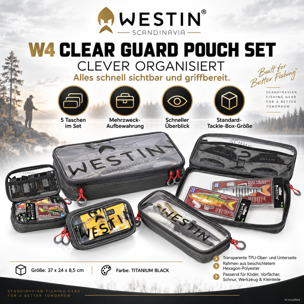 Westin W4 Clear Guard Pouch Set - Schutzhüllen-Set