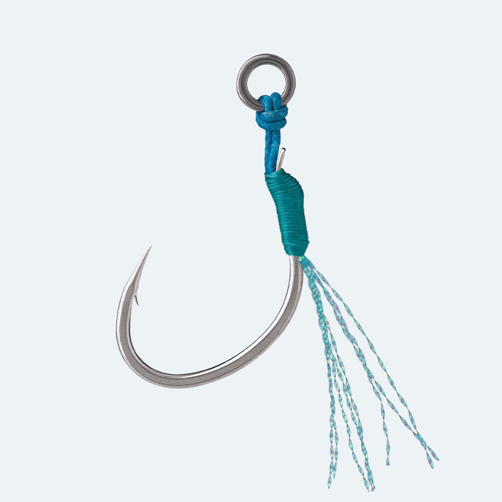 BKK Sea Harrier+ - Light Slow Jigging Single Assist Hooks - Size M