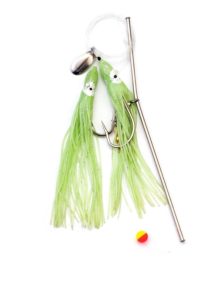 Behr Power-Glo natural bait system with boom + 2 octopuses