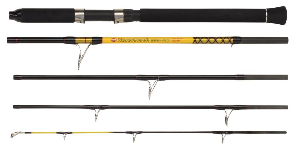 WFT Never Crack Big Fish 5-pcs. Travel Rod 2,40m - 150-700g