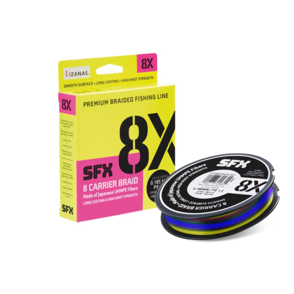 Sufix SFX 8 Carrier Braid - 8-fach geflochtene Schnur 300m Multicolor
