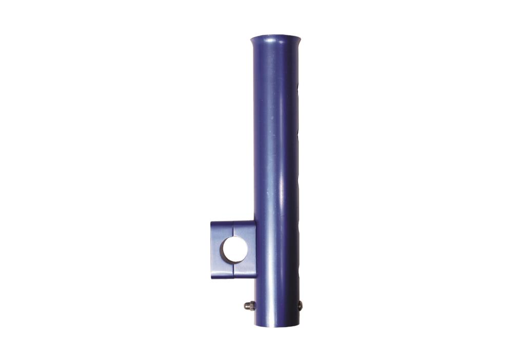 Wiggler aluminium boat rod holder - blue