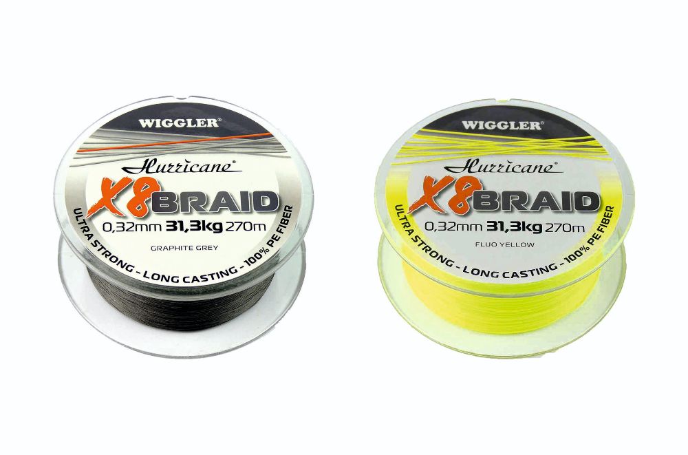 WIGGLER Hurricane X8 Braid 270m