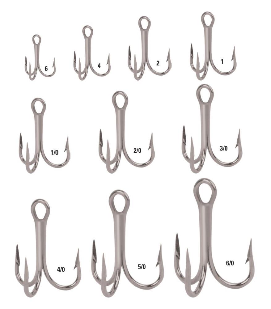 Mustad O’SHAUGHNESSY Treble Hook 3565-DS - 2X STRONG - 50pcs.