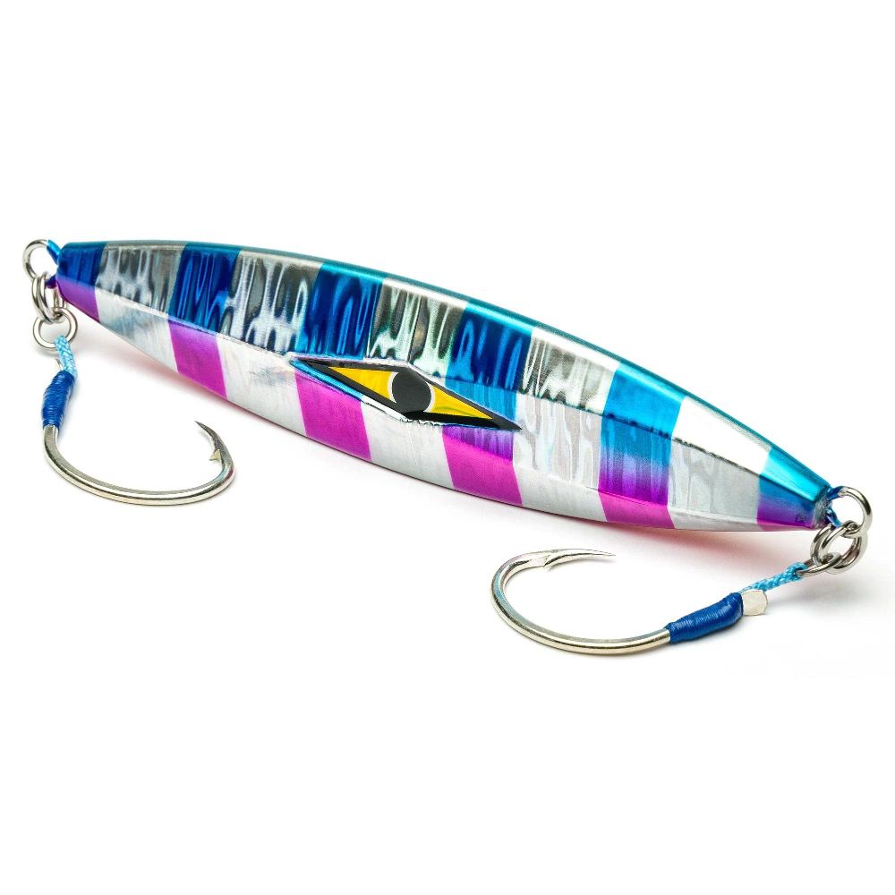 Mustad Staggerbod Jig 150g - Silver/Pink/Blue