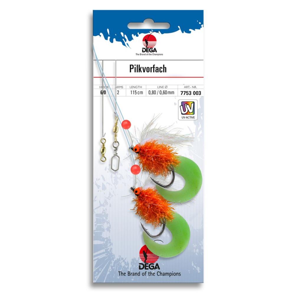 DEGA Pilk and Cod Paternoster Rig - Luminous