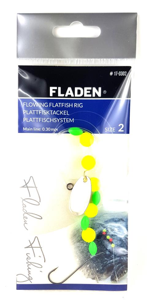 FLADEN Flowing Flatfish Rig 1 - 1er Plattfisch Rig Gr. 2
