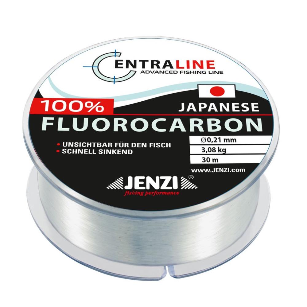 Jenzi Fluorocarbon Schnur 0,21mm - 3,08kg - 30m