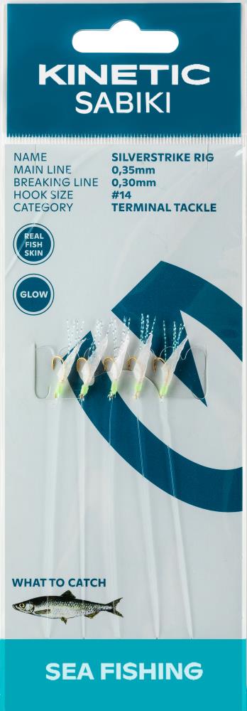 Kinetic Sabiki SilverStrike Rig